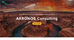 Desktop Screenshot of akronos-consulting.com